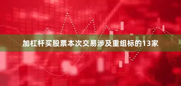 加杠杆买股票本次交易涉及重组标的13家