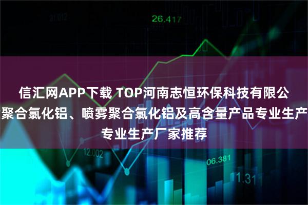 信汇网APP下载 TOP河南志恒环保科技有限公司：优质聚合氯化铝、喷雾聚合氯化铝及高含量产品专业生产厂家推荐